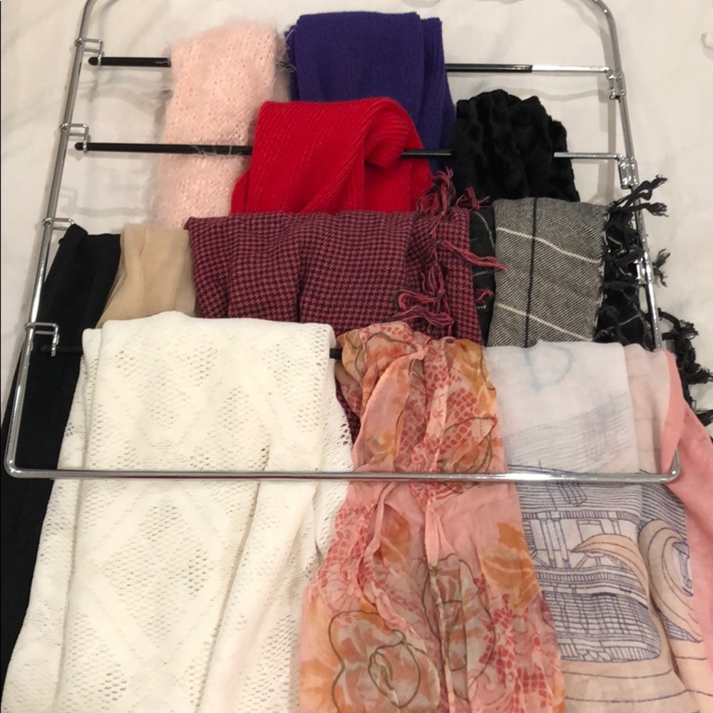 Lot of 10 Miscellaneous Scarfs